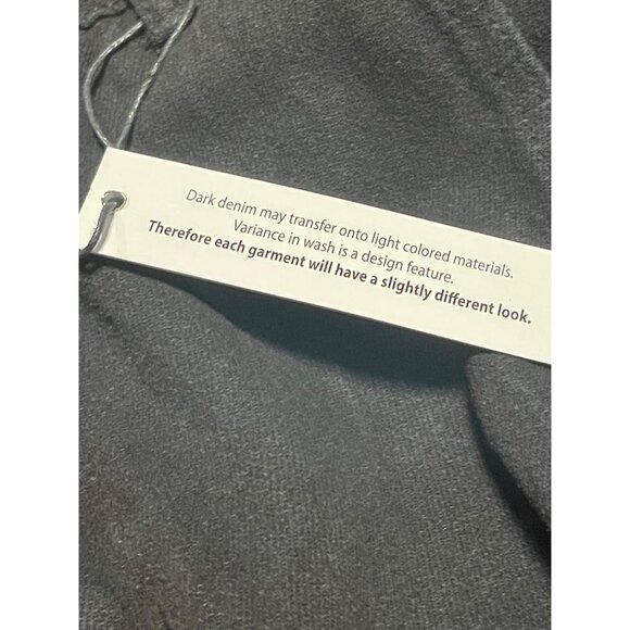 Highway Jeans Womens Frayed Hem Black Denim Skort Shorts Plus Size 20 - Picture 8 of 8